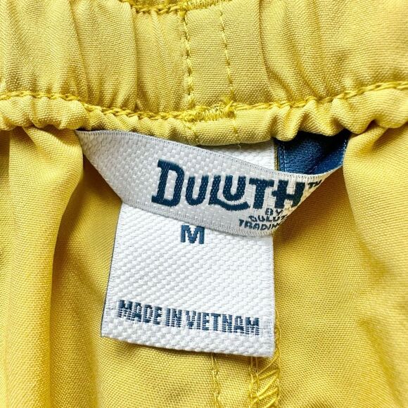 🆕Duluth Trading Co Men’s Yellow Pier Genius Unlined Swim Shorts - Picture 5 of 8